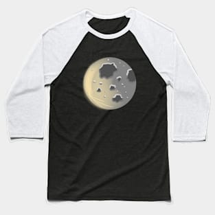 The moon shines Baseball T-Shirt